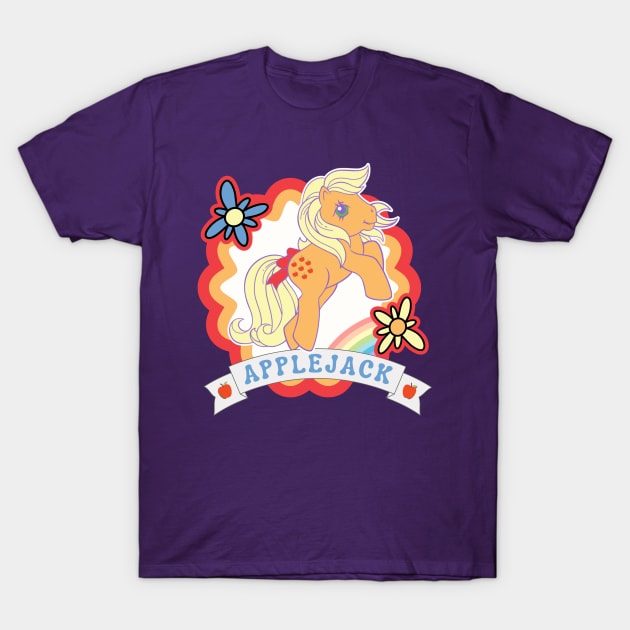 Applejack Pony T-Shirt by kameleon79